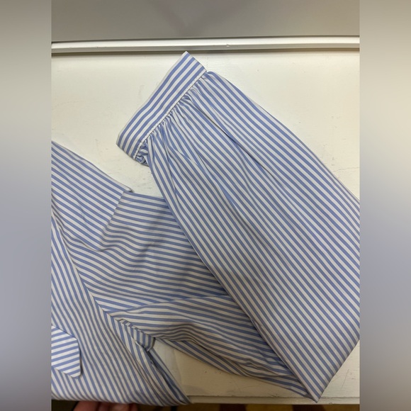 J. McLaughlin Tie Neck Back Blouse Top - Picture 4 of 4